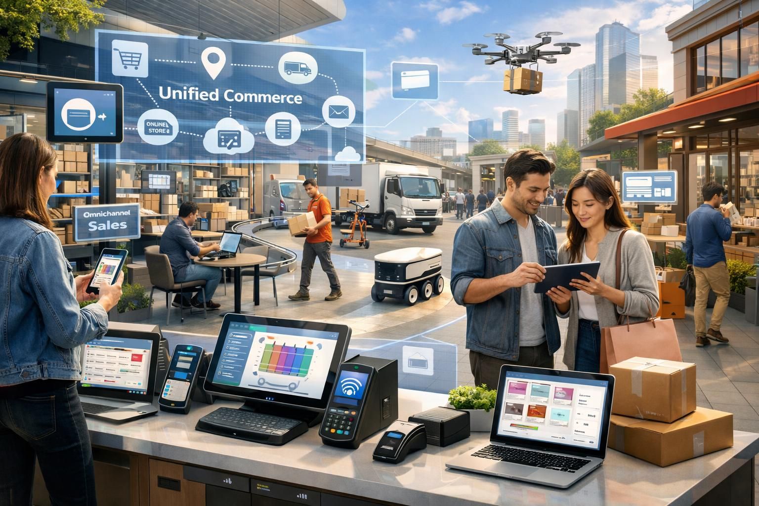 entdecken sie, wie unified commerce die grundlage für skalierbare e-commerce-ökosysteme bildet und unternehmen ermöglicht, nahtlose einkaufserlebnisse über alle kanäle hinweg zu bieten.