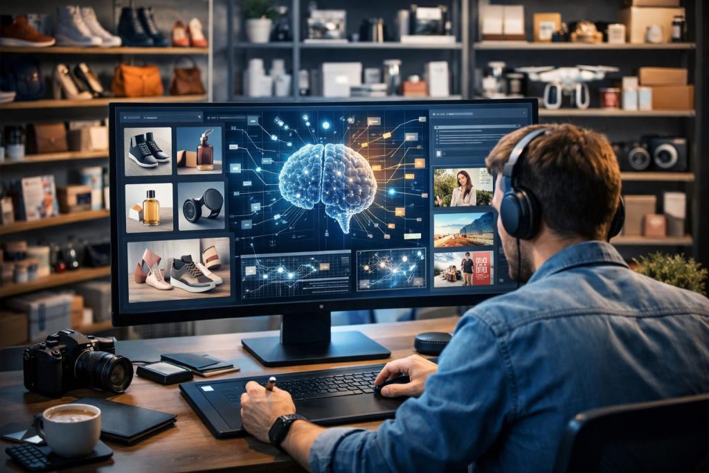 entdecken sie, wie künstliche intelligenz die content-produktion im e-commerce revolutioniert, prozesse optimiert und personalisierte kundenerlebnisse schafft.