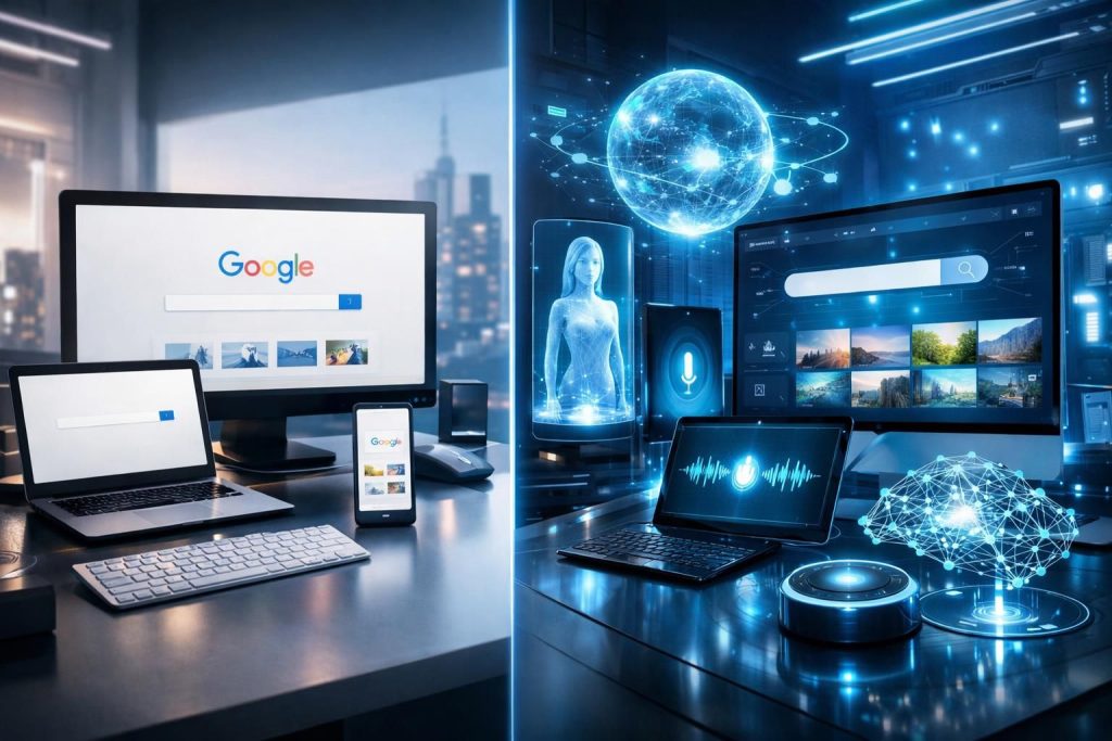 entdecken sie, wie alternative suchmaschinen und ki-interfaces neben google wachsen und sich weiterentwickeln, um die zukunft der suche zu gestalten.