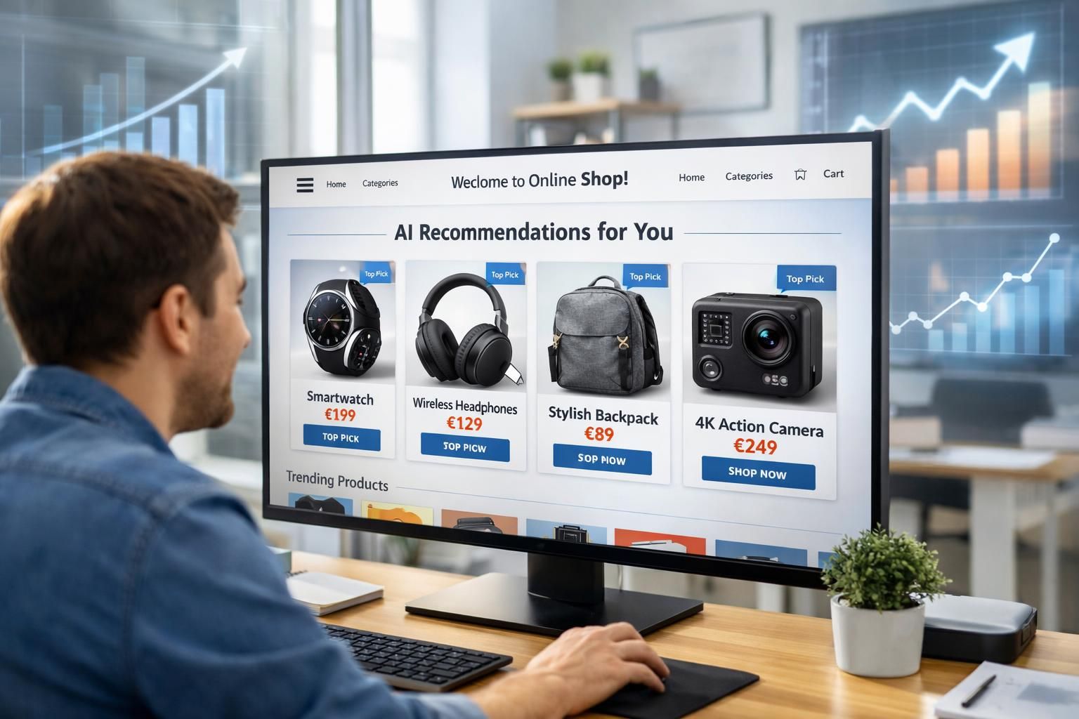entdecken sie, wie ki-gestützte produktempfehlungen die conversion-raten nachhaltig verbessern und das einkaufserlebnis durch personalisierte vorschläge revolutionieren können.