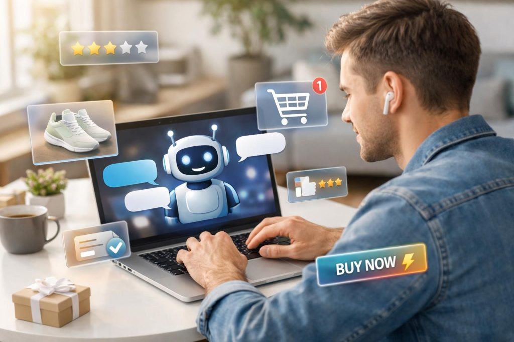 erfahren sie, wie conversational commerce die customer journey im e-commerce revolutioniert, indem er personalisierte, nahtlose und effiziente einkaufserlebnisse schafft.